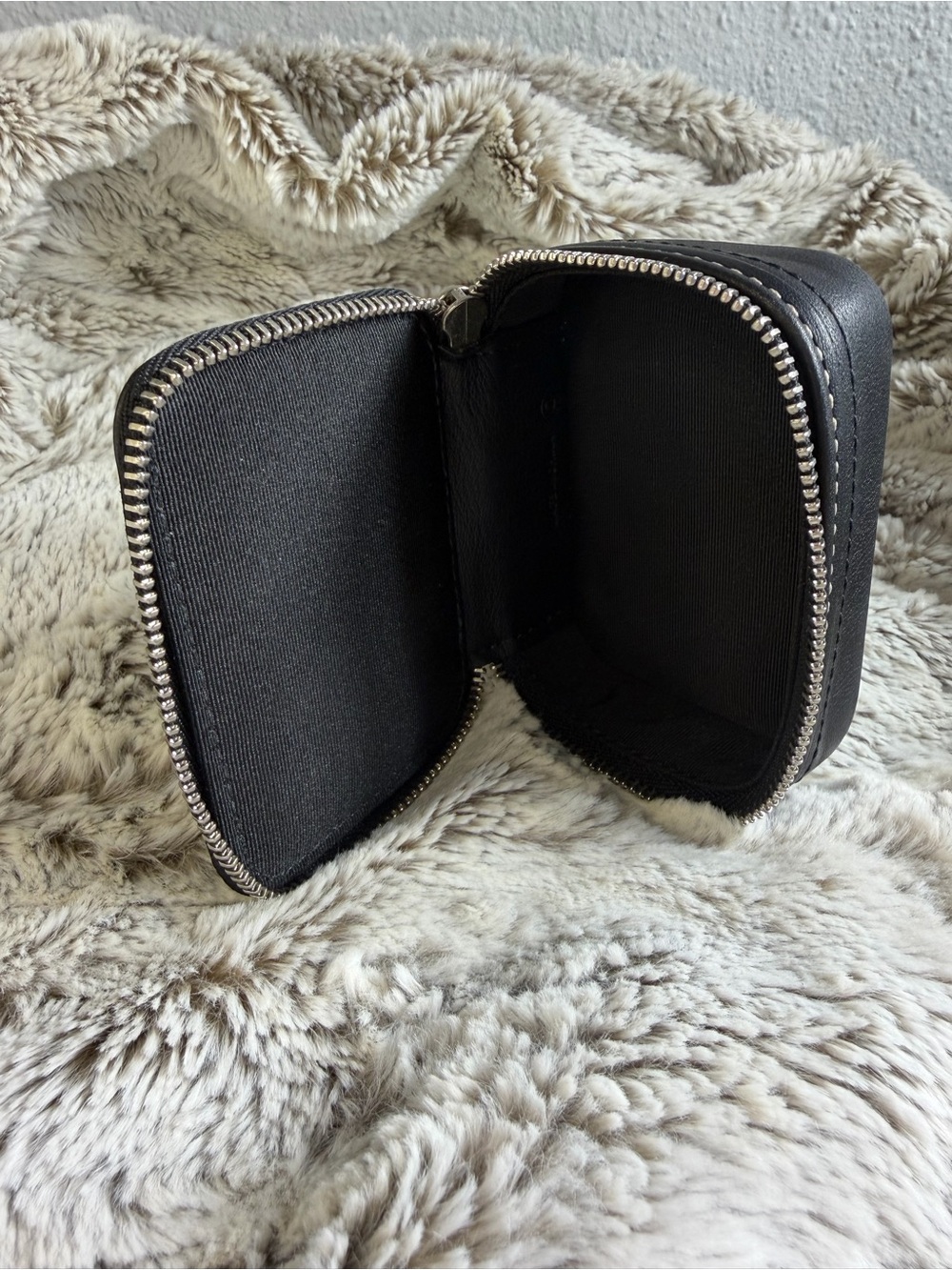 Coach Vintage Black Leather Mini Pill Case - Picture 4 of 5